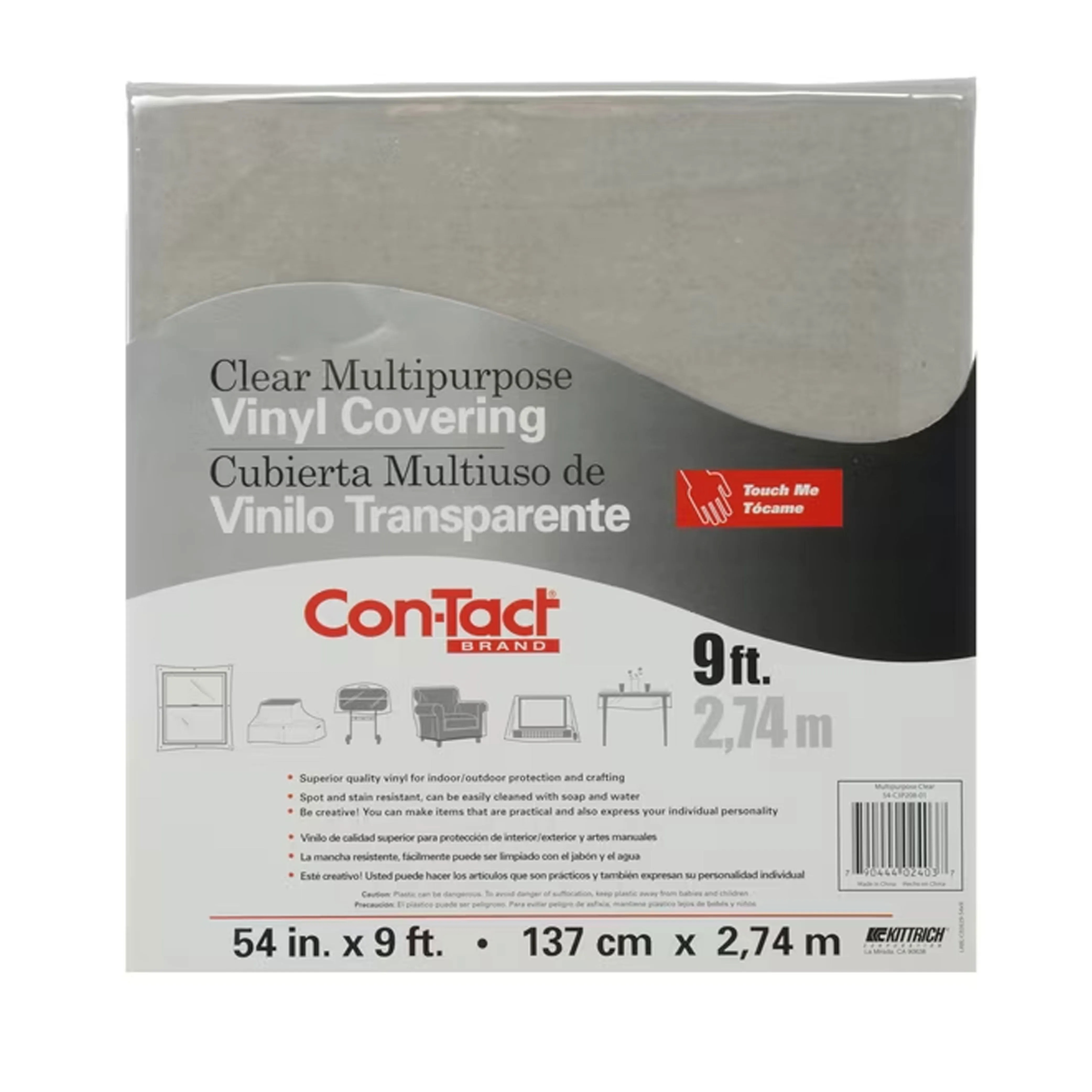 1 Pc Clear Vinyl Covering Multipurpose Plastic Cover Furniture Protector 54"X9FT