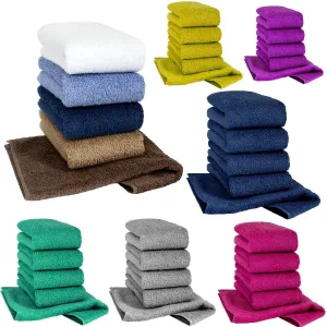 12X Premium Face Cloths 100% Super Soft Cotton Towels  30 X 30cm