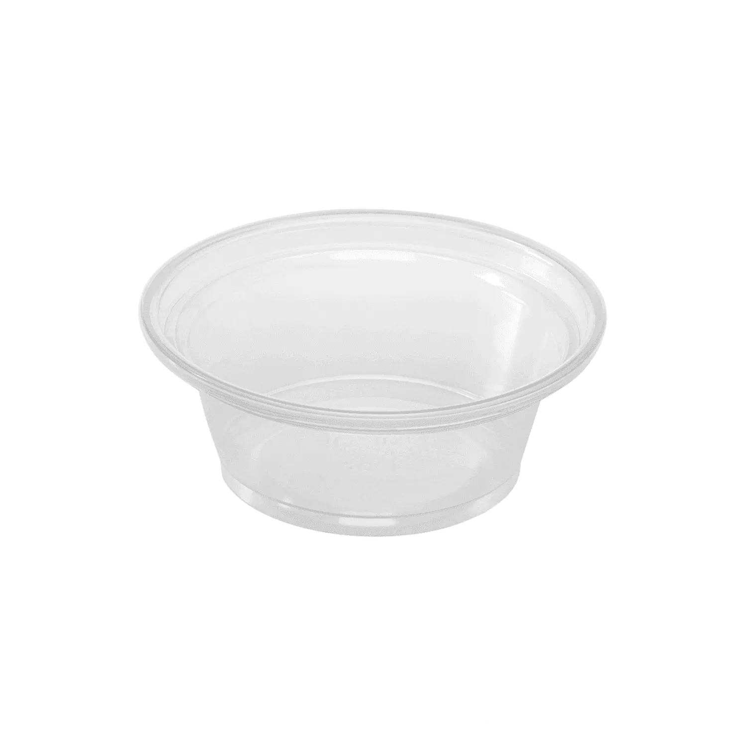 [2,500 ct] 1 oz Squat PP Plastic Portion Cups, Clear