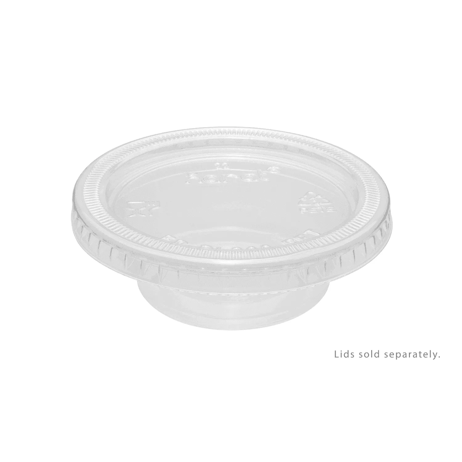 [2,500 ct] 1 oz Squat PP Plastic Portion Cups, Clear