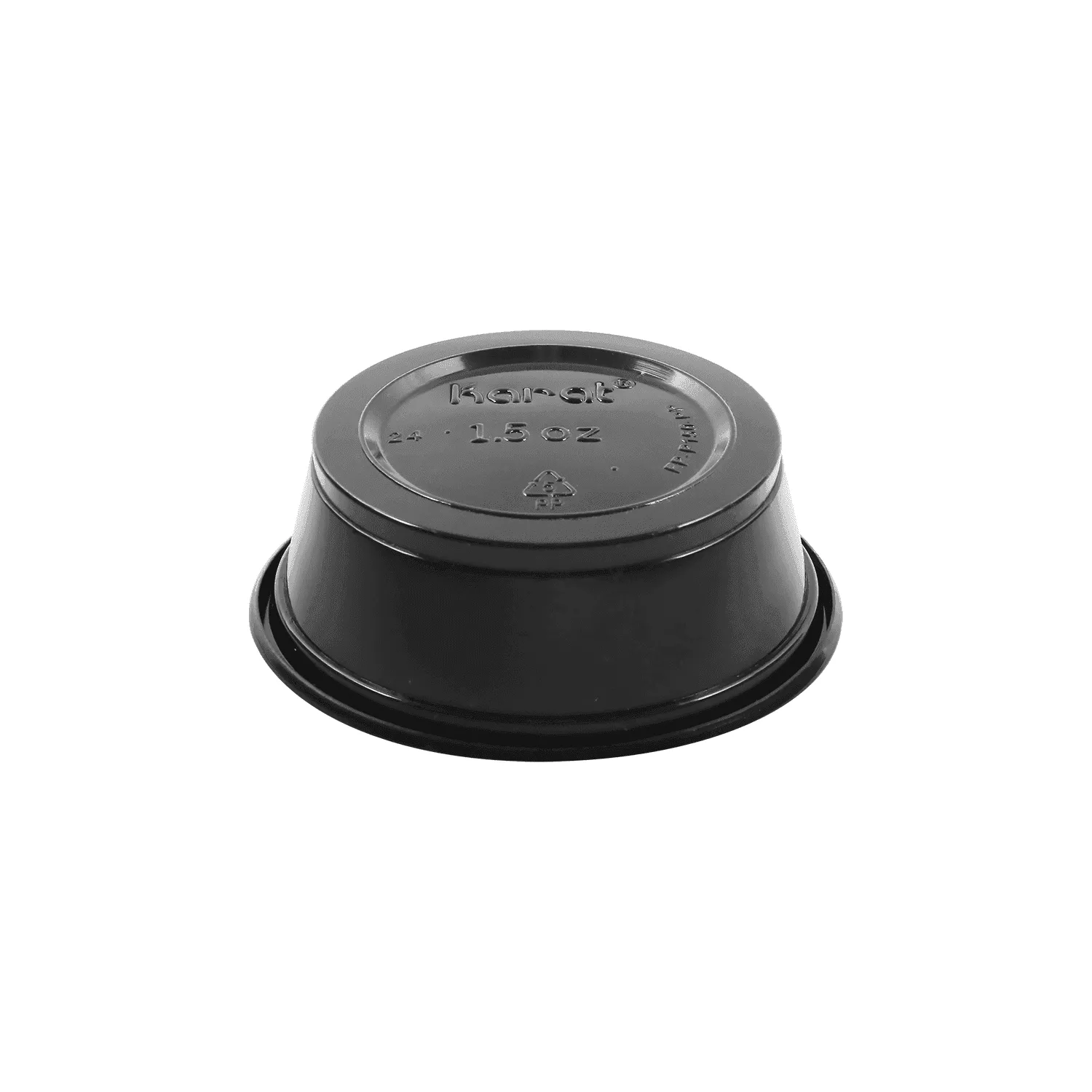 [2,500 ct] 1.5 oz PP Plastic Portion Cups, Black