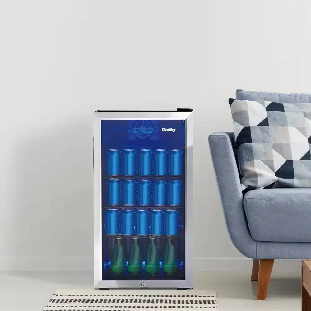 3.1 Cu. Ft. 17.5 In. 117-Can Free-Standing Beverage Cooler
