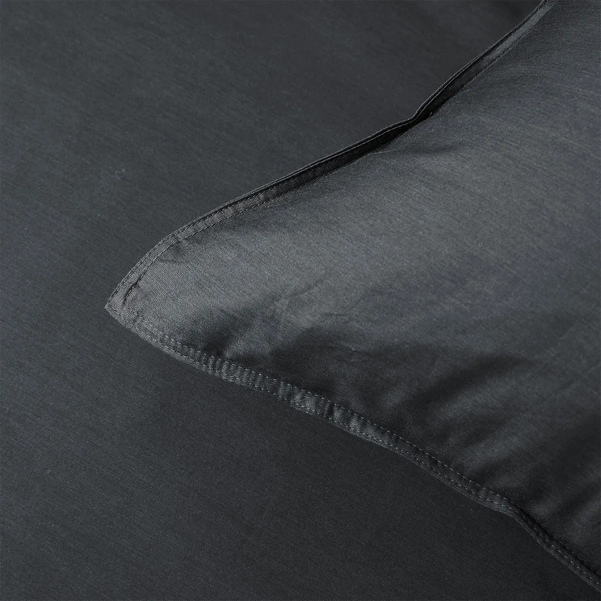 400TC Charcoal Bamboo Cotton Double Stitched Quilt Cover Set | Single