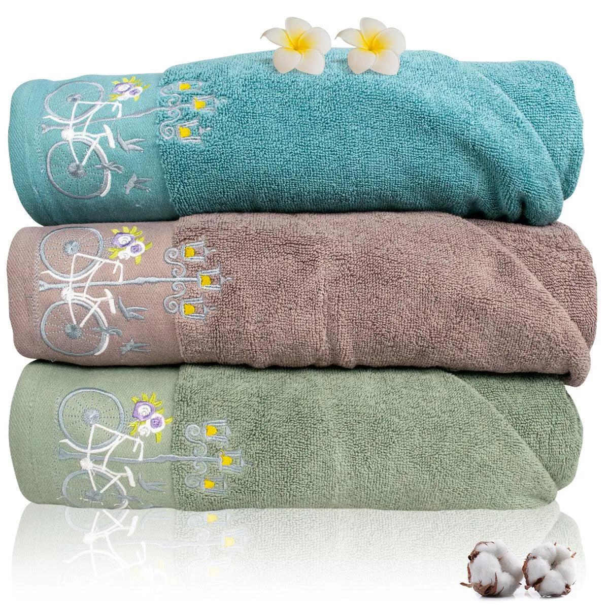 540 GSM Martin Hand Towel Set Of 3 | Ultra Soft & Highly Absorbent Towels