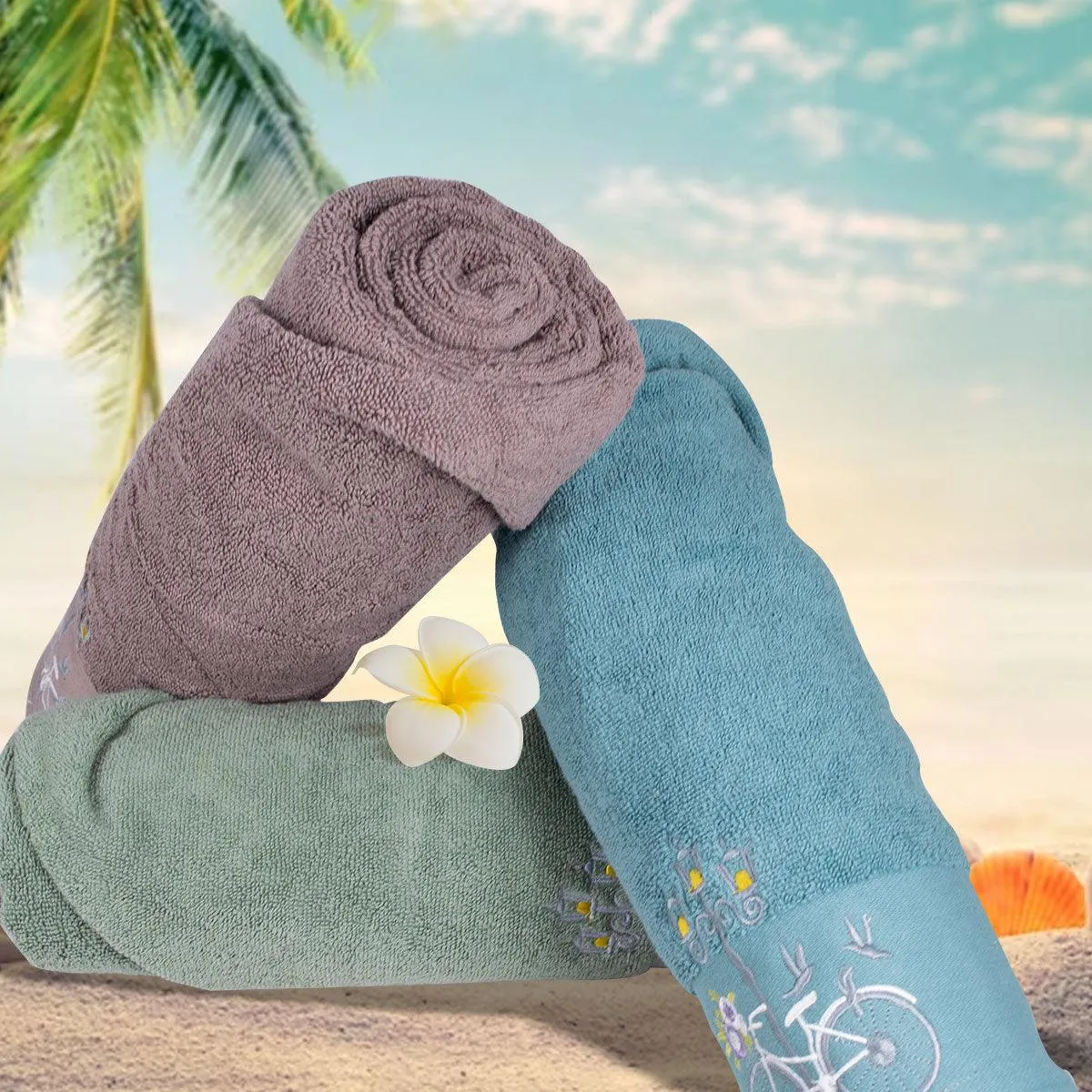 540 GSM Martin Hand Towel Set Of 3 | Ultra Soft & Highly Absorbent Towels