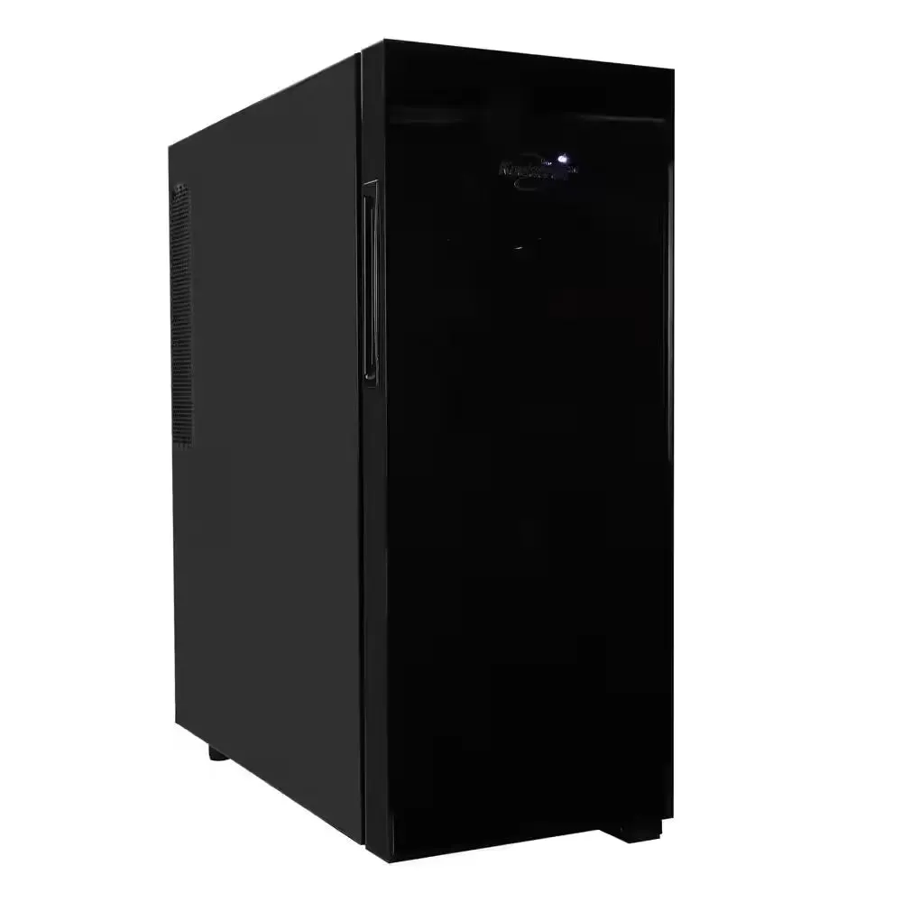 6 Bottle Wine Cooler, Black, 0.65 Cu. Ft.. (16L) Freestanding Thermoelectric Wine Fridge