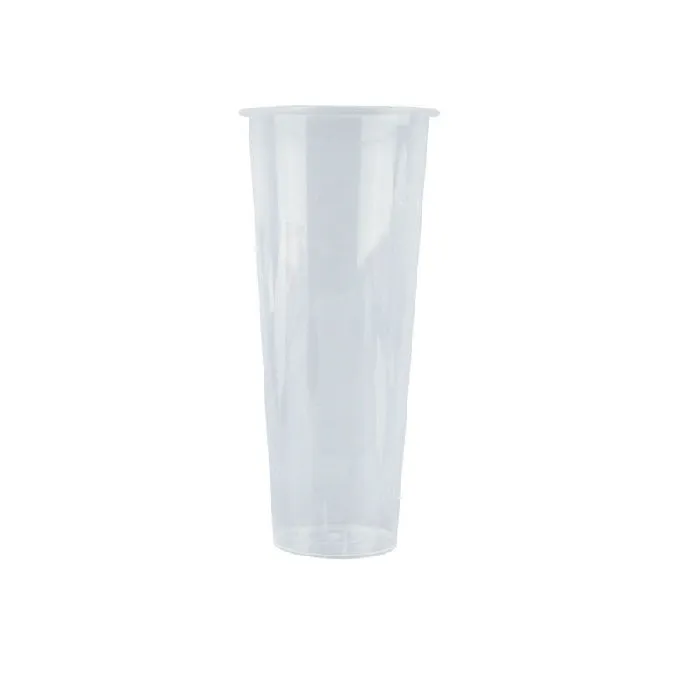 600ml Plastic Frosted Cup Translucent 25pack