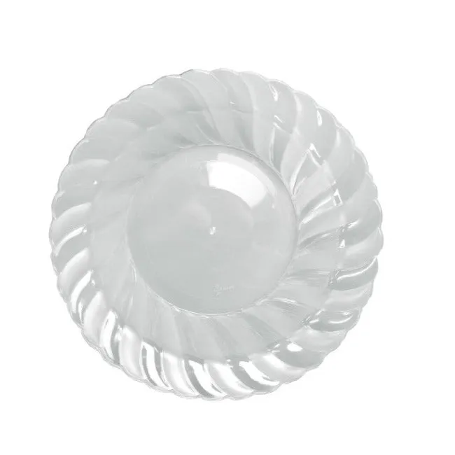 6pk Heavy Duty Reusable Clear Bowl 19cm