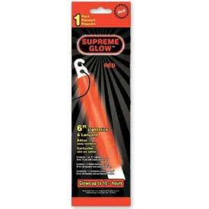 6" Red Glow Stick