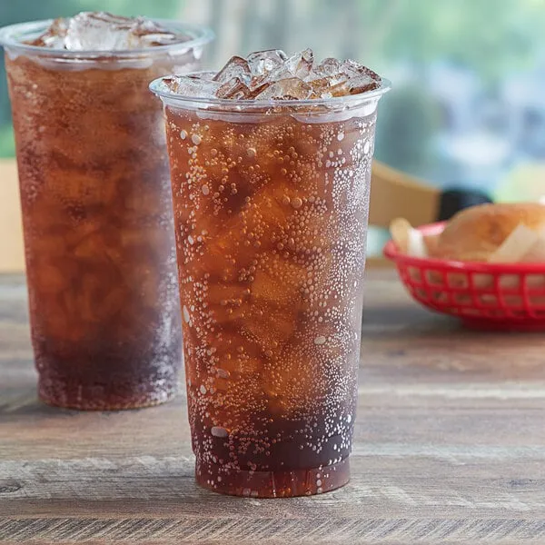 710ml PET Disposable Plastic Clear Cup 50pack