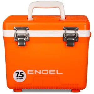7.5 Quart Drybox / Cooler: High Viz Orange