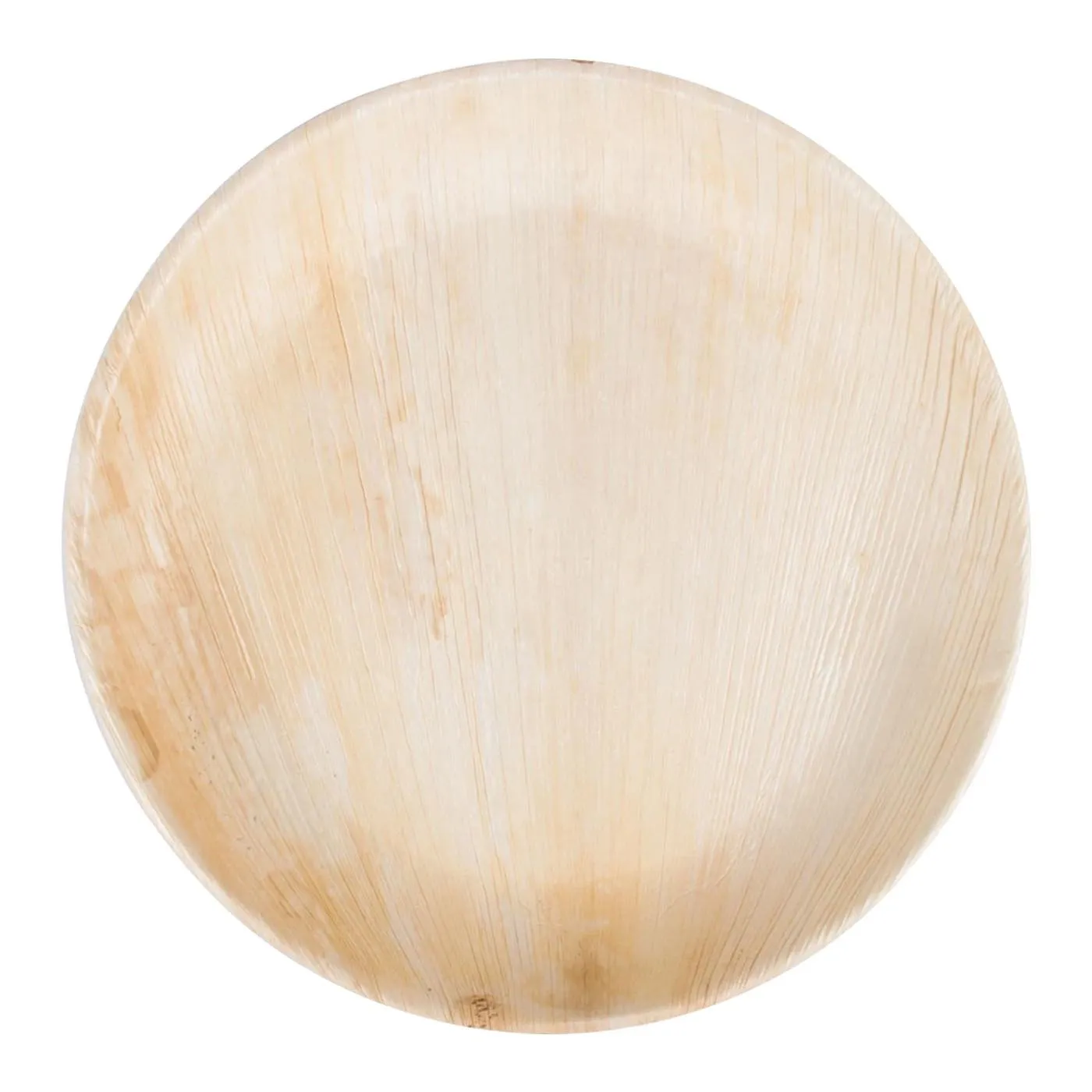 8" Round Palm Leaf Disposable Eco Friendly  Salad Plates