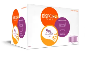 9 OZ. DRINKING CUPS (960/CS)- "Promotion (Buy 2 or more and get 5% off)"