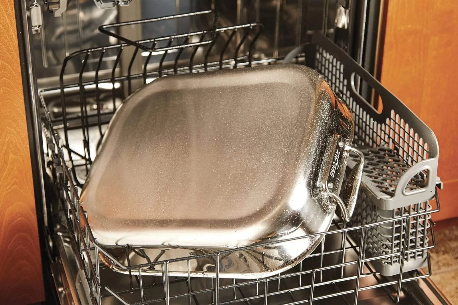 All-Clad Large Stainless Steel Roaster with Rack
