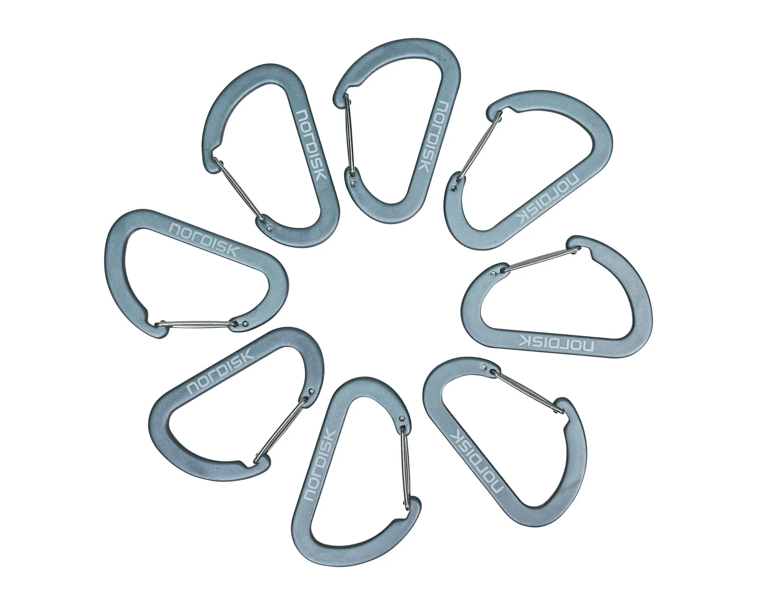 Alu Hook Large - Matt Silver