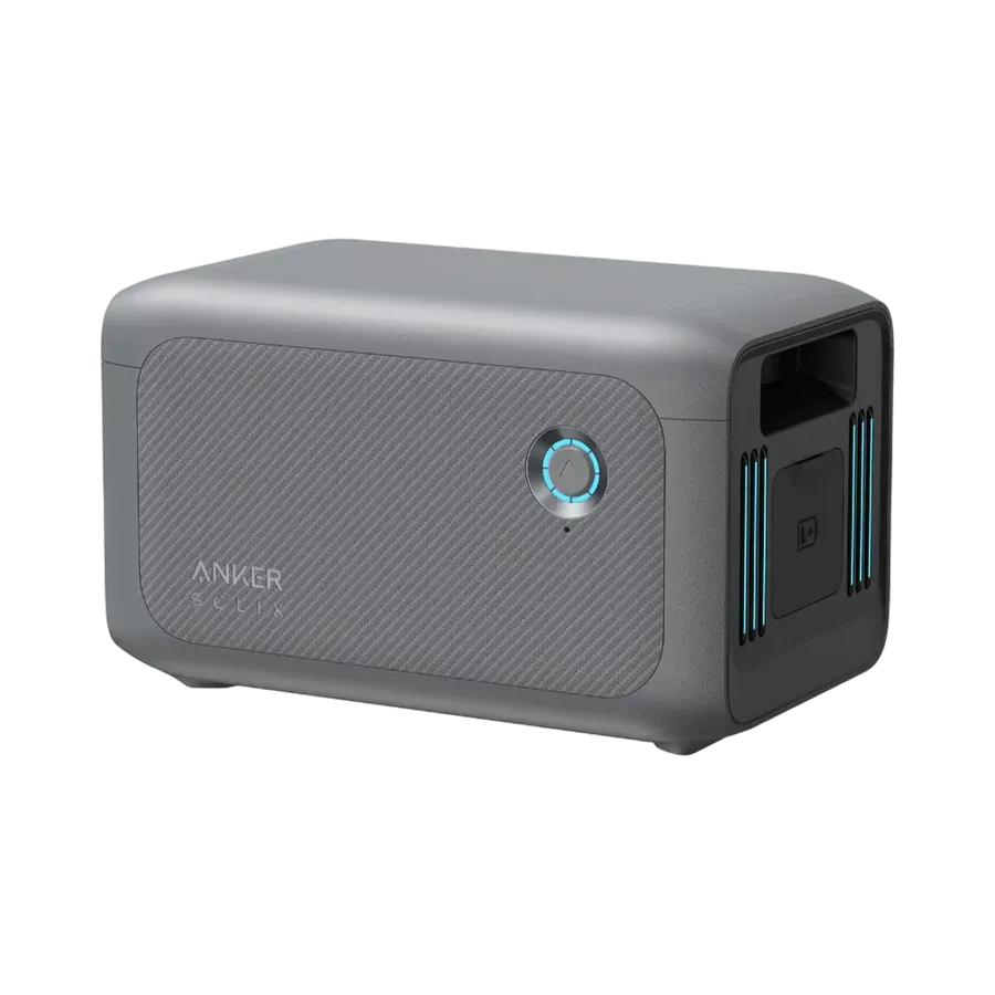 Anker SOLIX C1000X Portable Power Station with the Expansion Battery