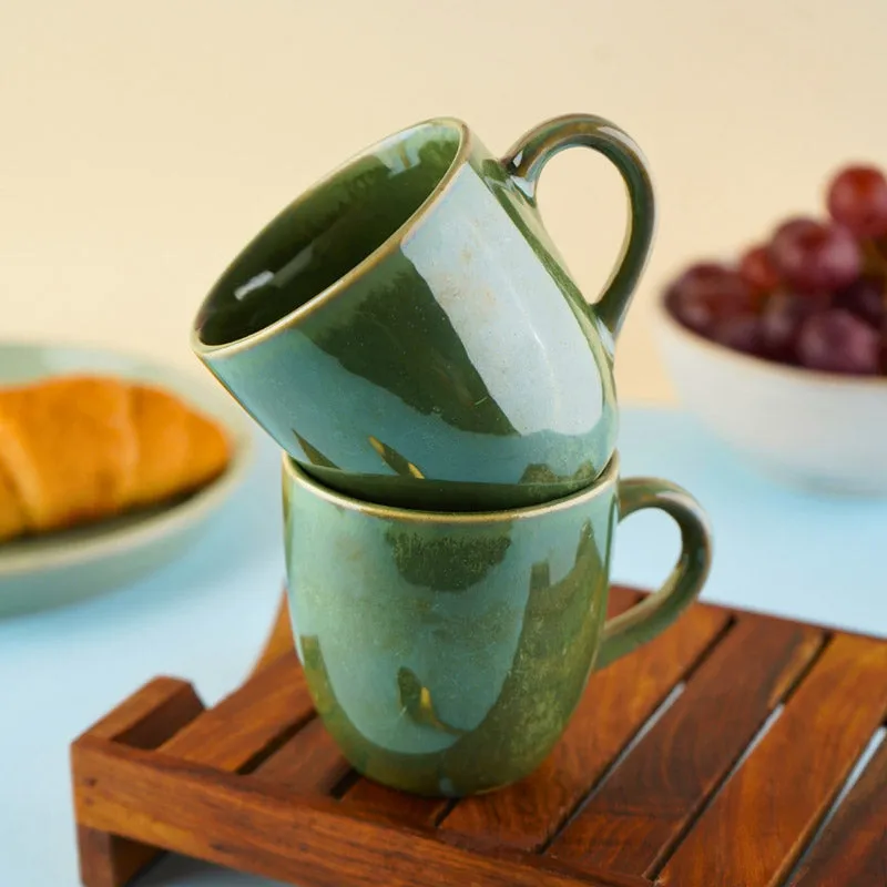 Baina Ceramic Cup (100 ML) - Green