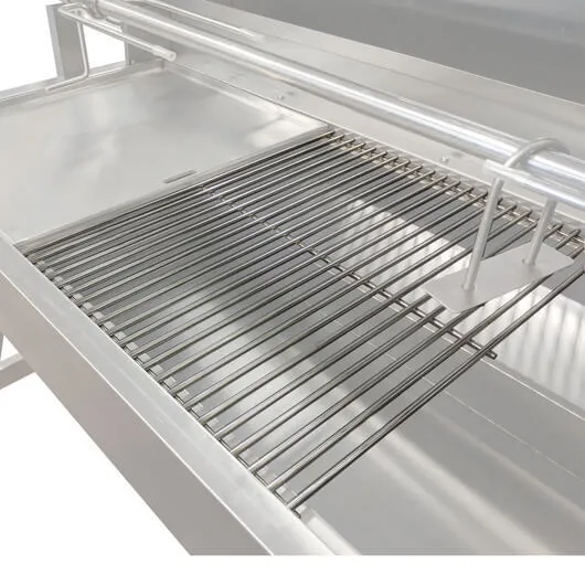 BBQ Grill - Heavy Duty Stainless Steel 400 x 480 - Flaming Coals
