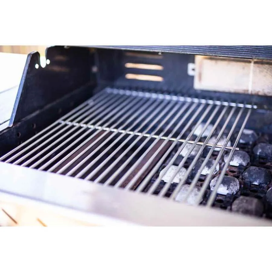 BBQ Grill - Heavy Duty Stainless Steel 400 x 480 - Flaming Coals