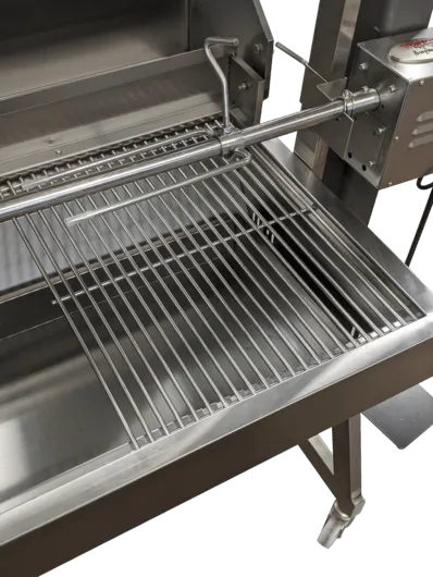 BBQ Grill - Heavy Duty Stainless Steel 400 x 480 - Flaming Coals