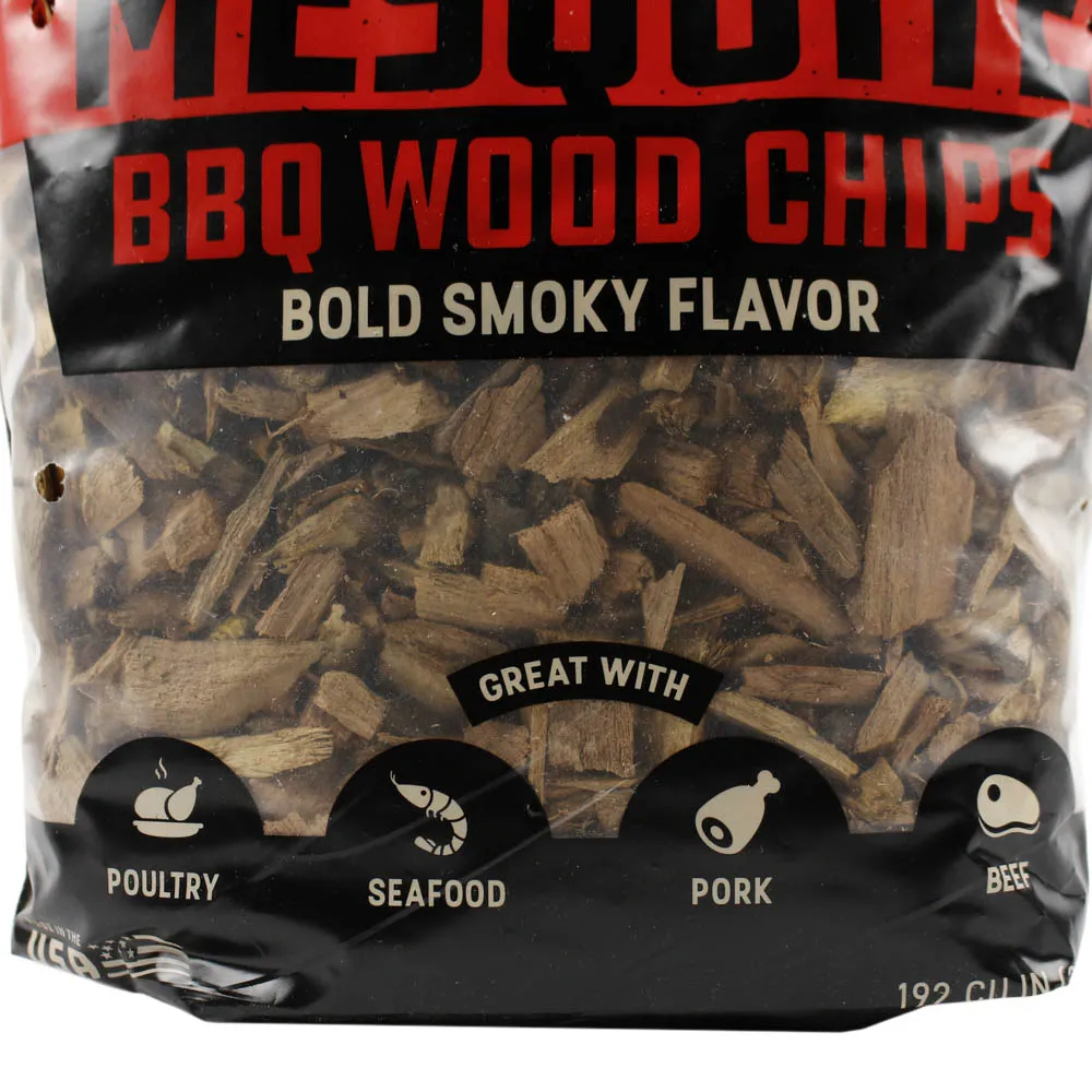 Bear Mountain BBQ Mesquite Natural Hardwood Chips Bold Smoky Flavor for Meat