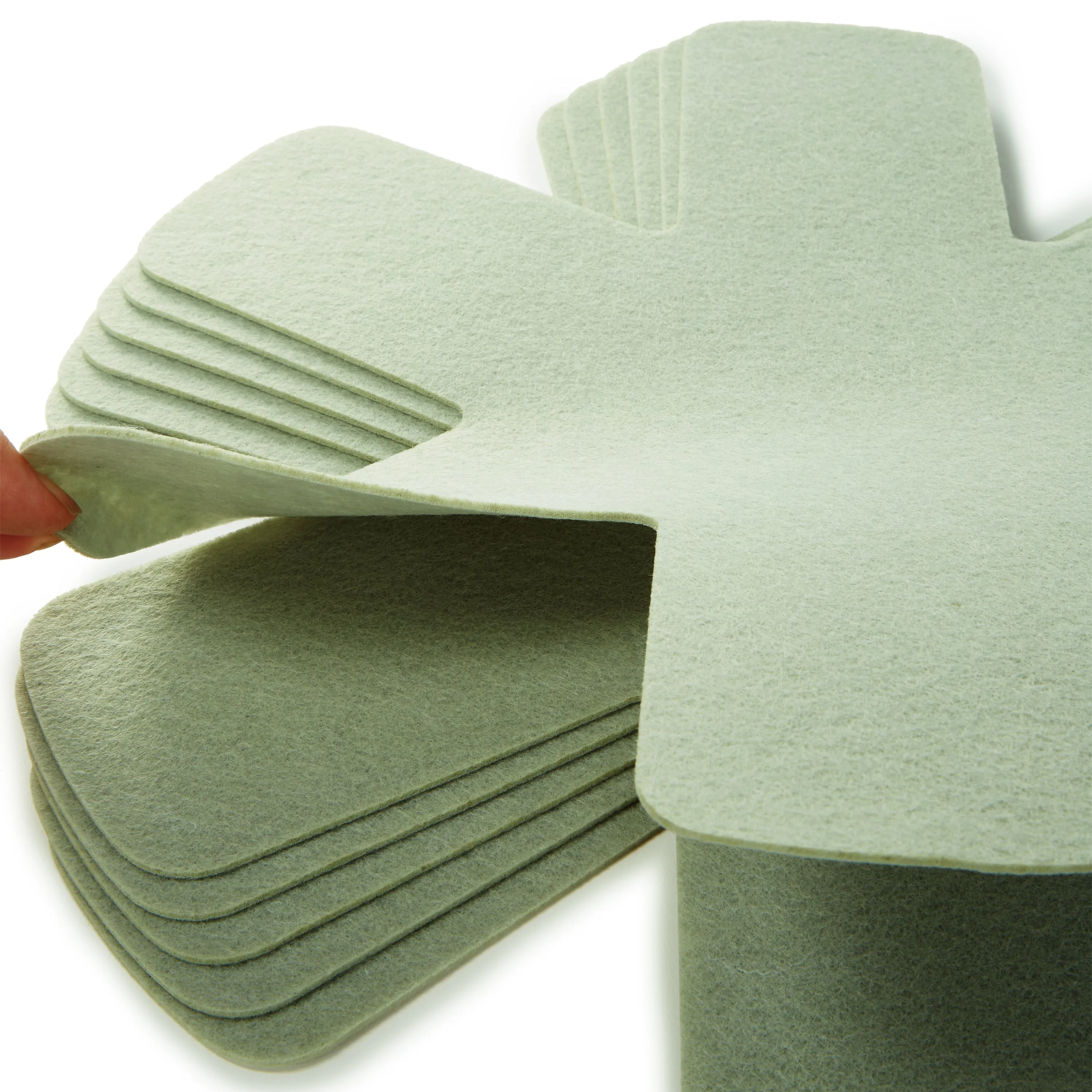 BergHOFF Balance 6Pc Felt Pan Protector Set 15", Recycled Material