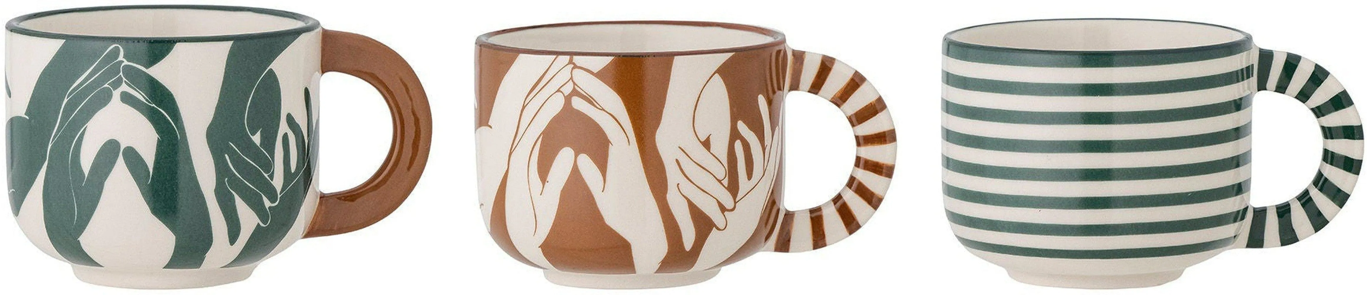Bloomingville Carim Cup, Green, Stoneware
