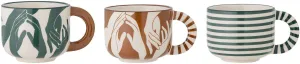 Bloomingville Carim Cup, Green, Stoneware