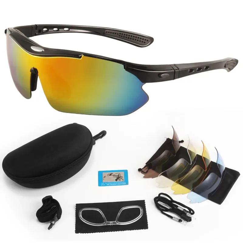 BUY 3 GET 5 Lens Polarized Tactical Goggles for Ultimate Outdoor Sports