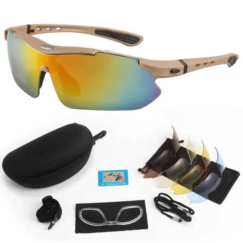 BUY 3 GET 5 Lens Polarized Tactical Goggles for Ultimate Outdoor Sports