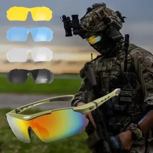 BUY 3 GET 5 Lens Polarized Tactical Goggles for Ultimate Outdoor Sports