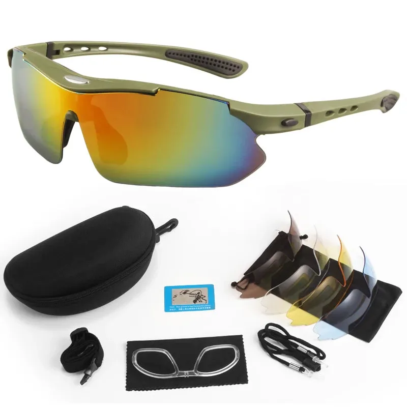 BUY 3 GET 5 Lens Polarized Tactical Goggles for Ultimate Outdoor Sports