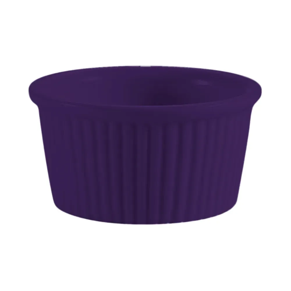 CAC China RKF-2-BLU Ramekin Fluted Blue 2oz 2 5/8" Case of 48 Pcs