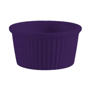 CAC China RKF-2-BLU Ramekin Fluted Blue 2oz 2 5/8" Case of 48 Pcs