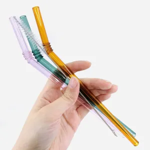 Colored Glass Straws