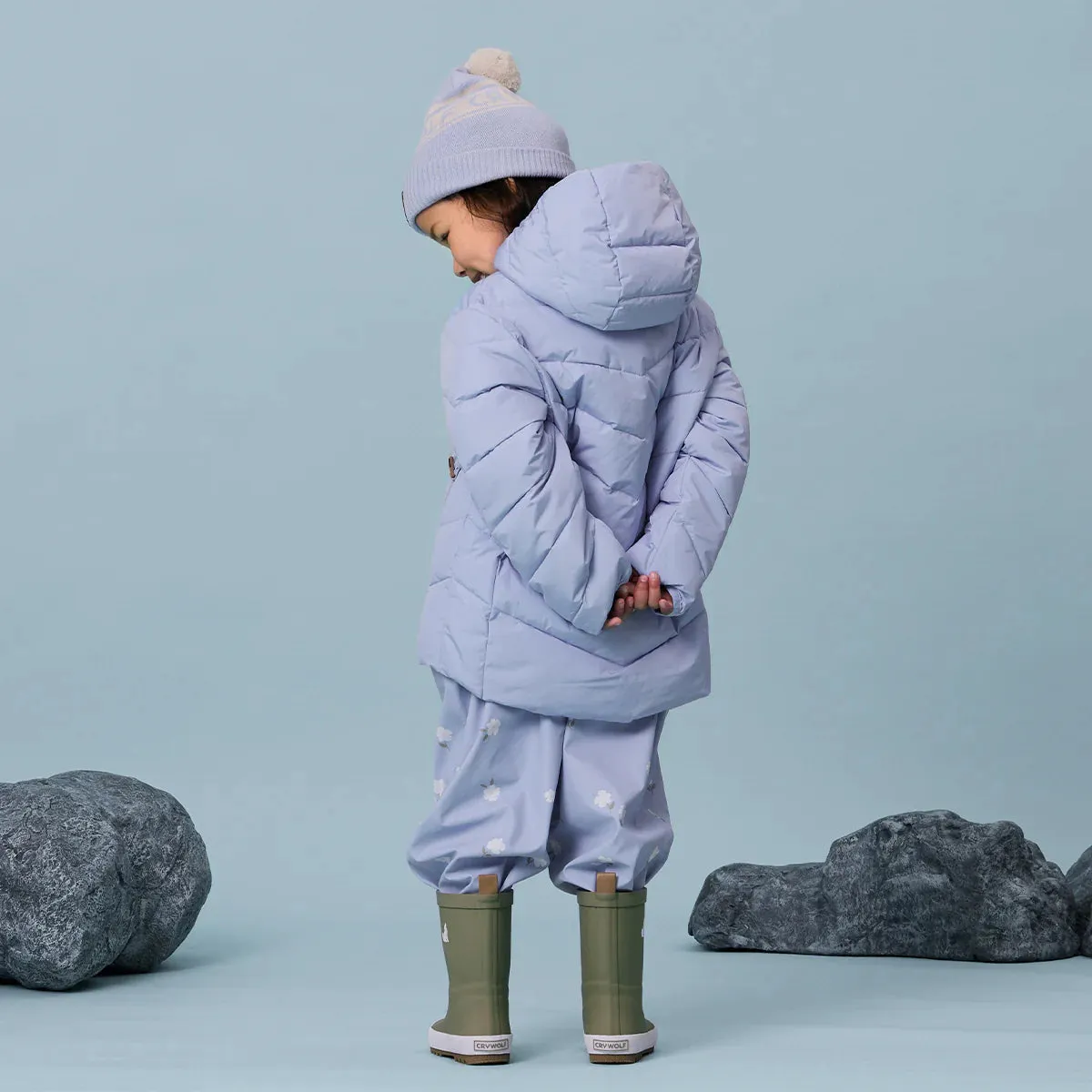 Crywolf Eco-Puffer - Periwinkle