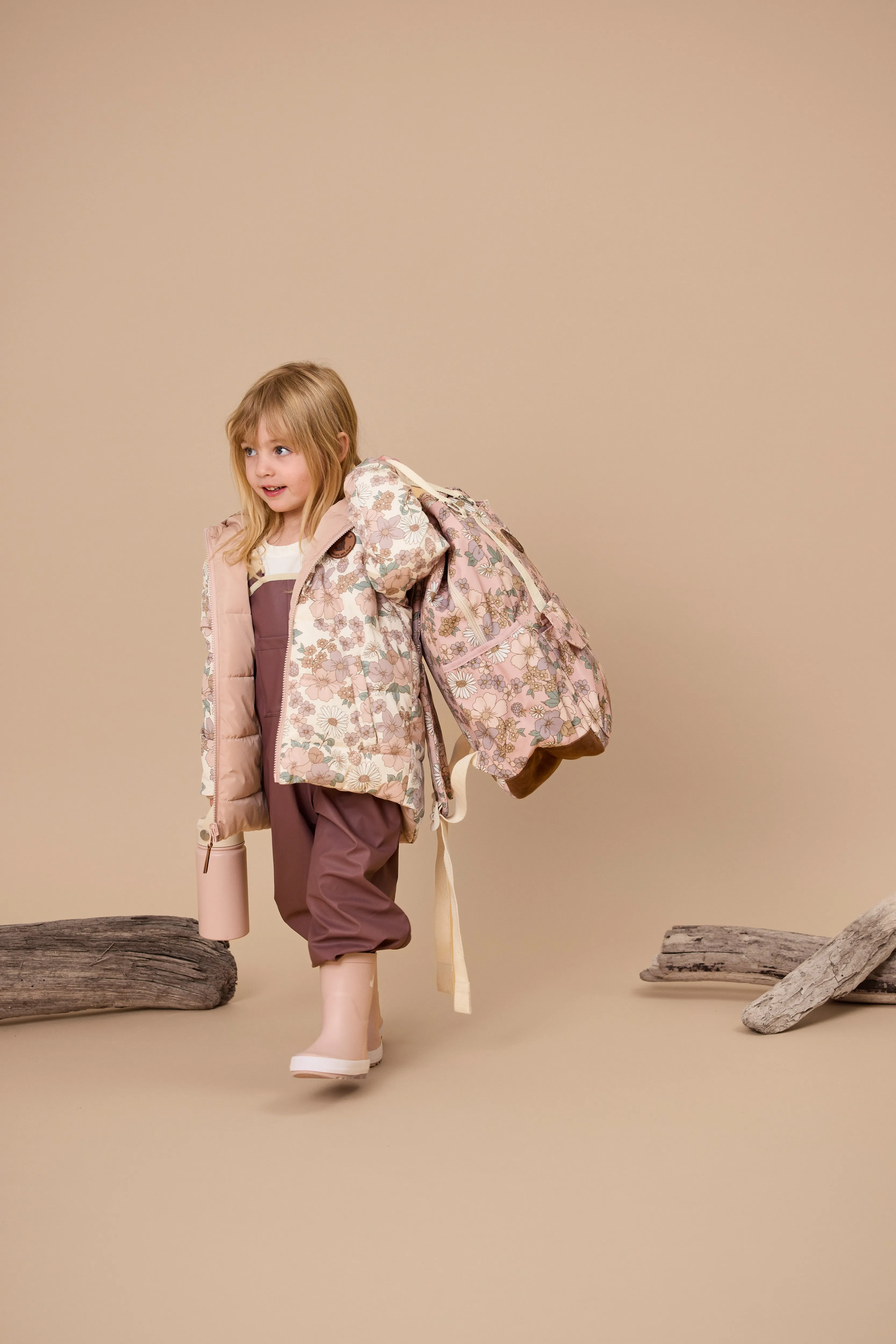 Crywolf Reversible Eco-Puffer - Daisy Floral