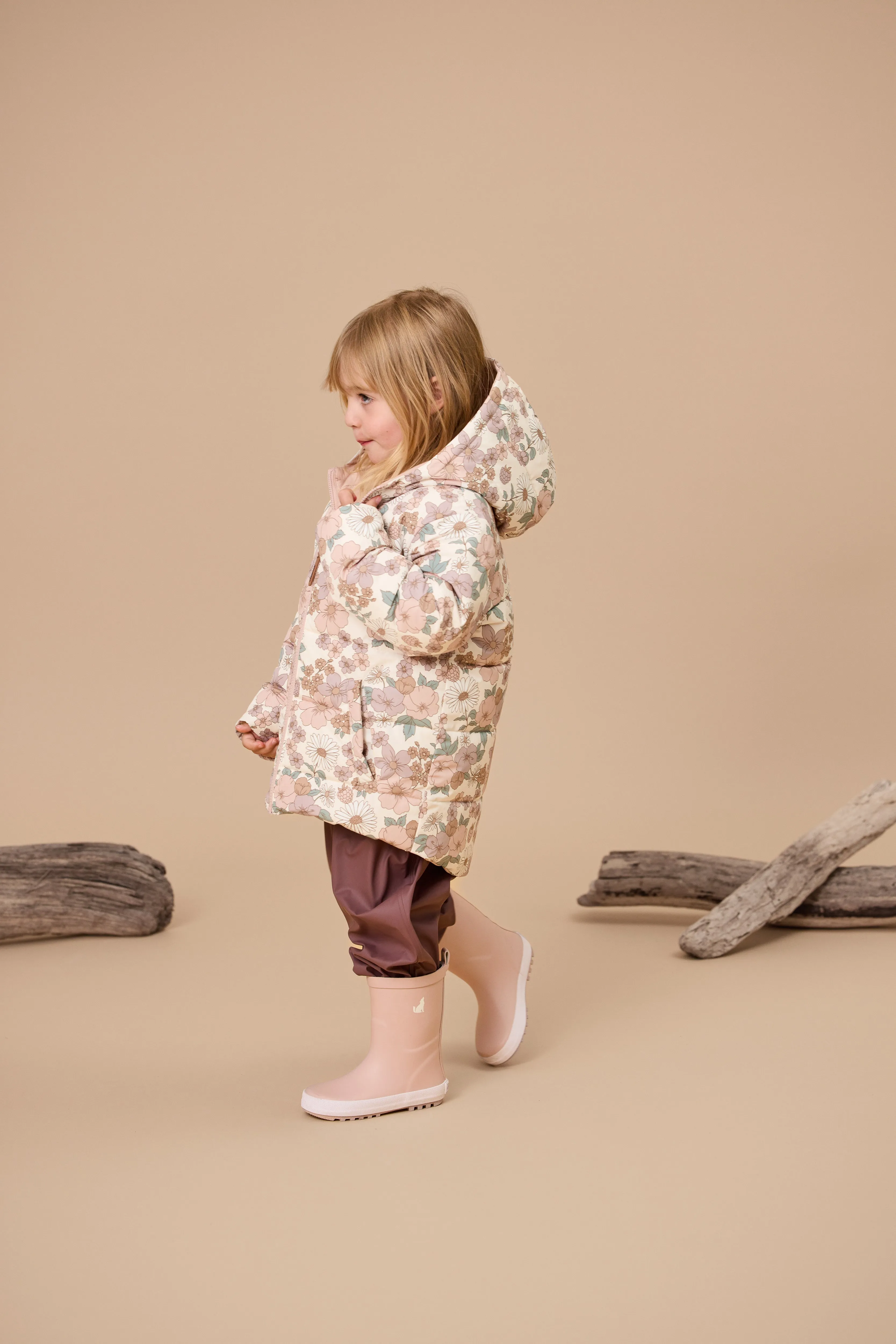 Crywolf Reversible Eco-Puffer - Daisy Floral