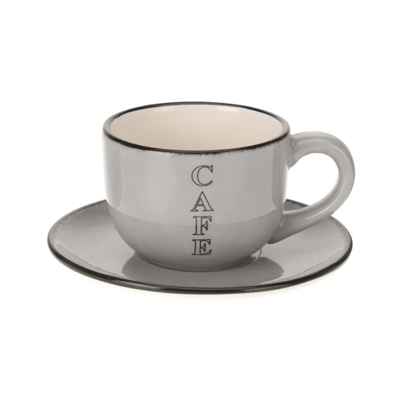 Dolomite Cup and Saucer