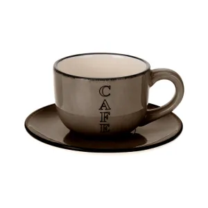 Dolomite Cup and Saucer