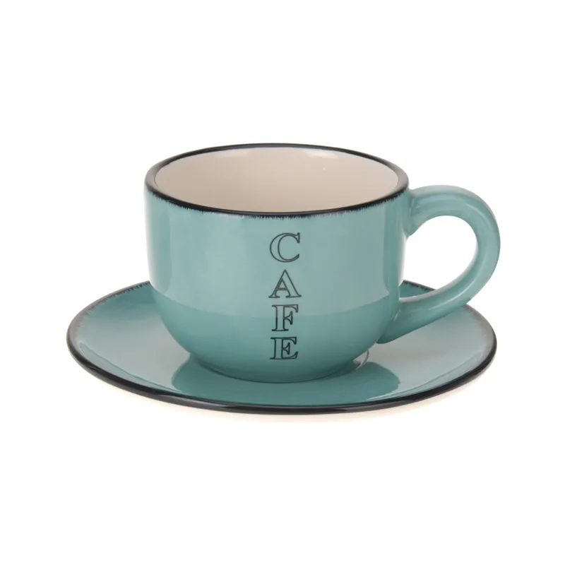 Dolomite Cup and Saucer