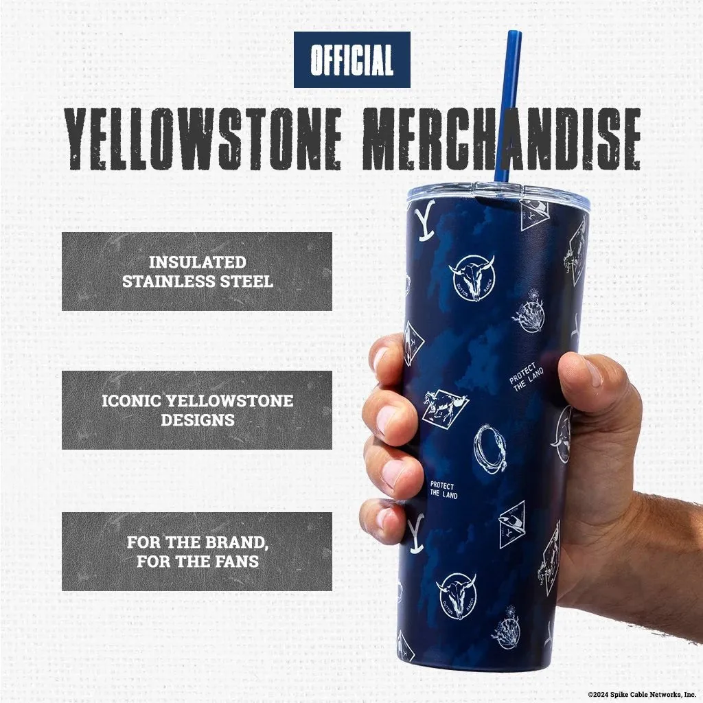 Dragon Glassware® x Yellowstone Protect the Land Tumbler
