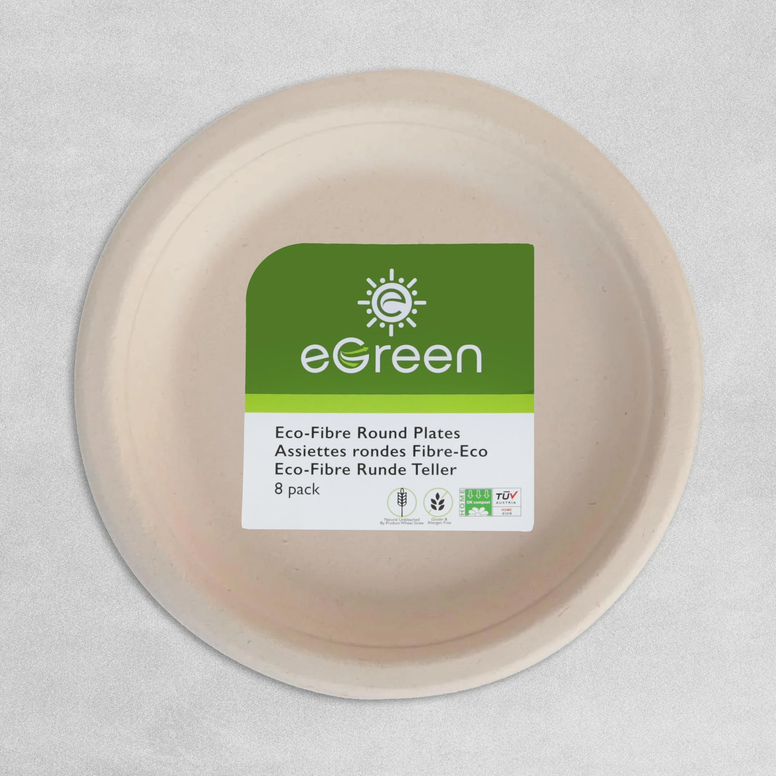 Eco Fibre Paper Plates & Bowls - Pack of 8