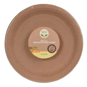 Eco Friendly Paper Plates 17cm 10pk