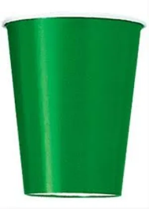 Emerald Green Paper Cups