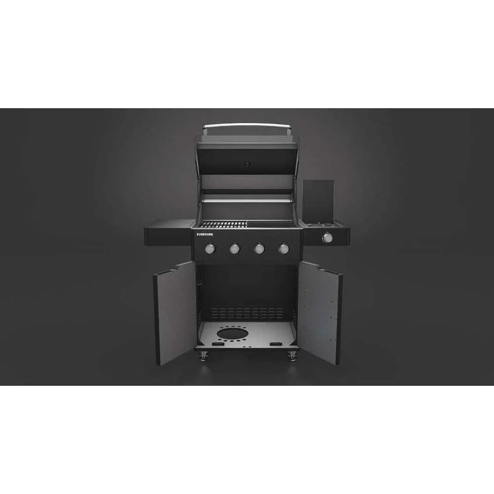 Everdure Hayman 4 Burner BBQ Grill w/ Side Burner