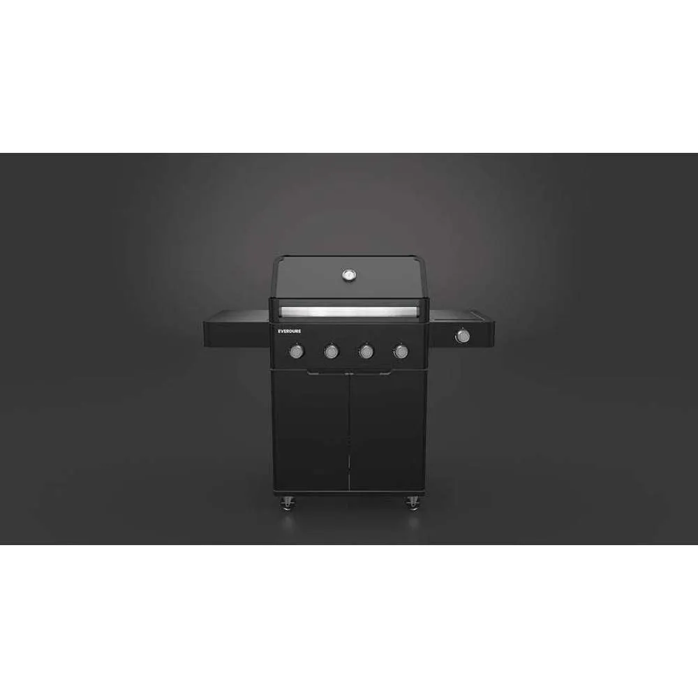 Everdure Hayman 4 Burner BBQ Grill w/ Side Burner