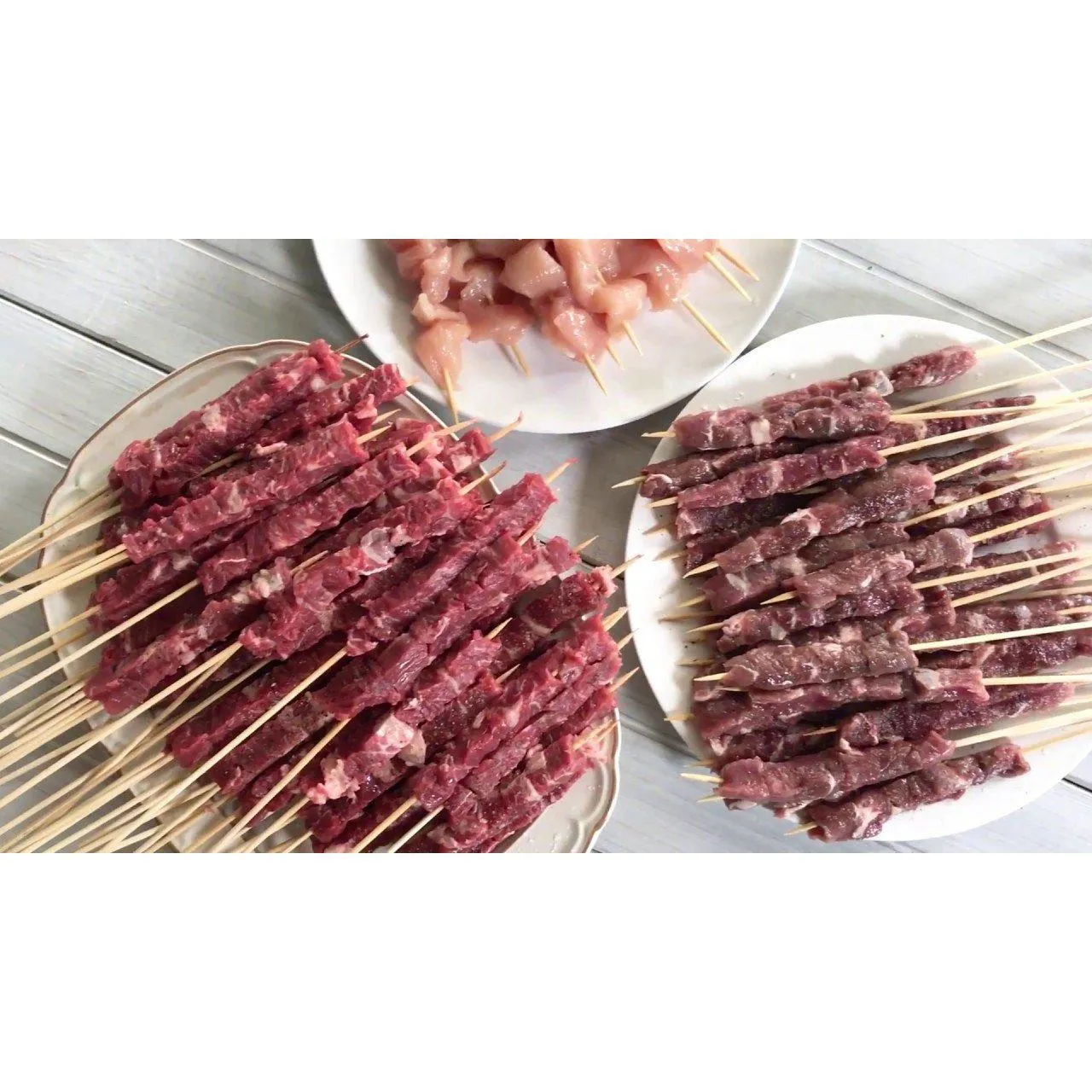 Extra Large Ultimate Arrosticini / Speducci Kit - Make Homemade Arrosticini Lamb Skewers Including the 45" Grill, Knife, Cubo Maker and 100 Skewers