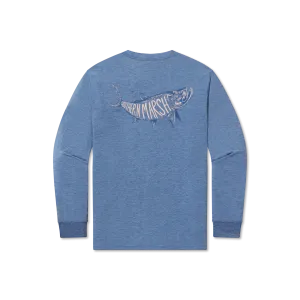 FieldTec™ Heathered Tee - Tarpon Whispers - Long Sleeve