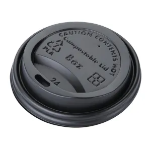 Fiesta Green Compostable Coffee Cup Lids 225ml / 8oz (Pack of 1000) - DS052